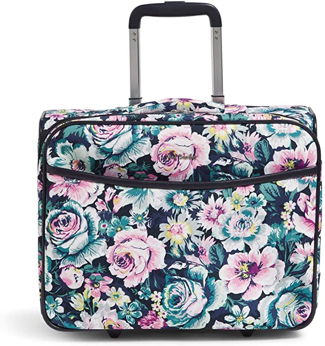 Vera Bradley Women's Vera Bradley Women s Softside Work Bag Rolling Suitcase Garden Grove One Size, Garden Grove, One Size US