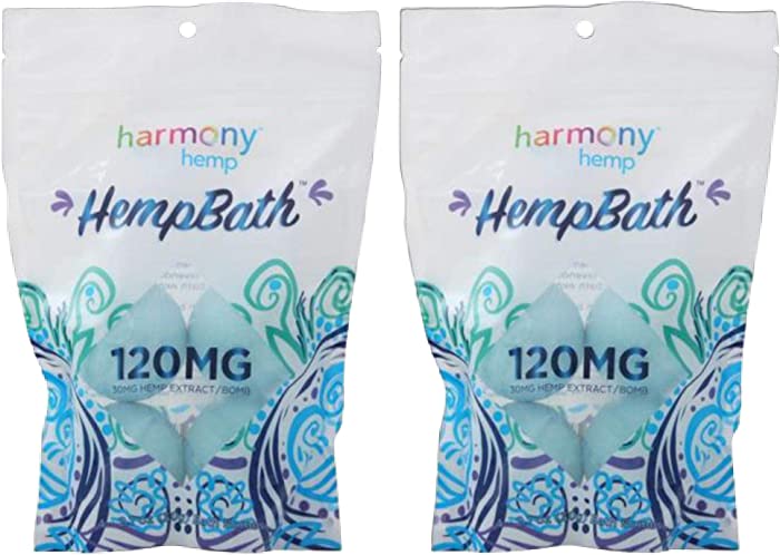 Harmony Hemp Hemp Bath Bombs (2 pk)