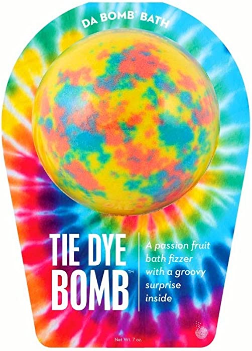 DA BOMB Tie Dye Yellow Bath Bomb, 7oz,Multi,SQ4835138