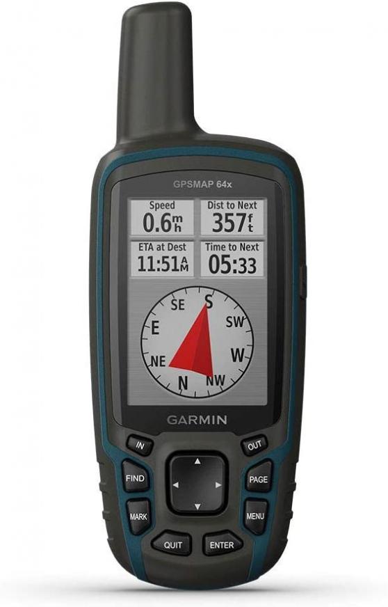 Garmin GPSMAP 64x, Handheld GPS, Preloaded with TopoActive Maps (Renewed)