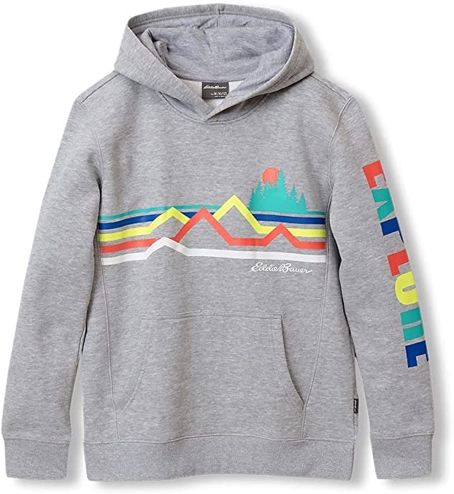 Eddie Bauer Boys' Graphic Camp Fleece Hoodie