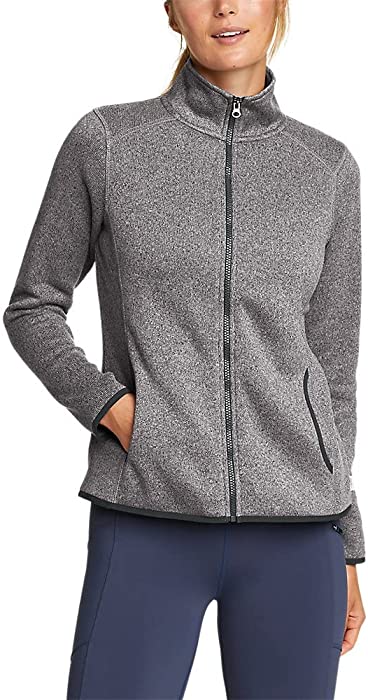 Eddie Bauer Women's Radiator Fleece Full-Zip Mock