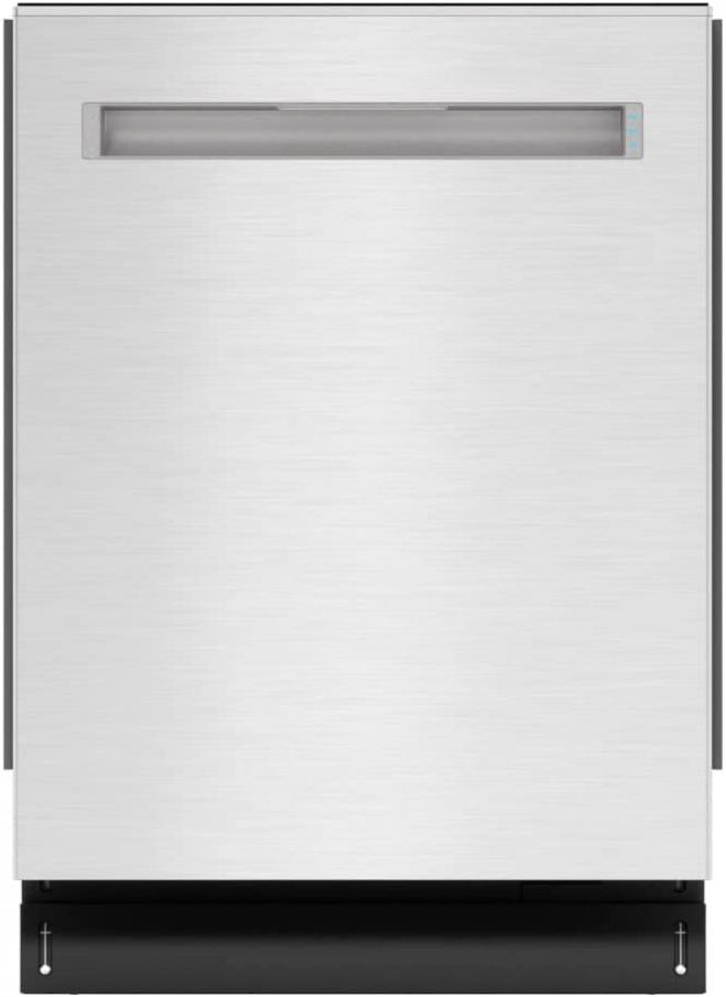 SHARP Smart Dishwasher Works with Alexa. Includes LED Interior lights, Stainless Steel interior, Heated Dry with Fan Assist, Wash Zone cleans half load on either rack, Adjustable Third Rack