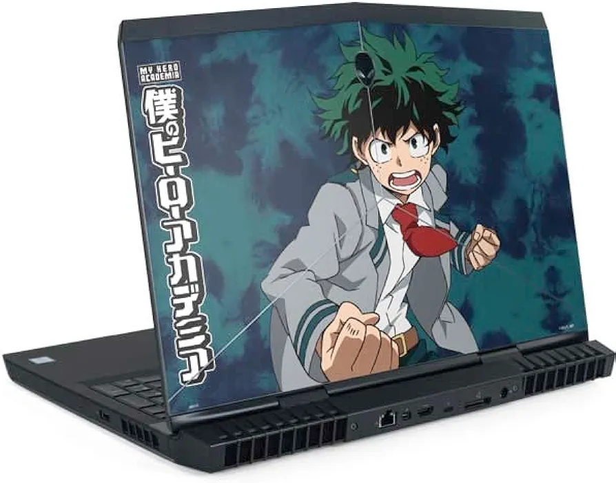 Skinit Decal Laptop Skin Compatible with Alienware m15 R7 Gaming Laptop - Officially Licensed My Hero Academia Izuku Midoriya Uniform Design