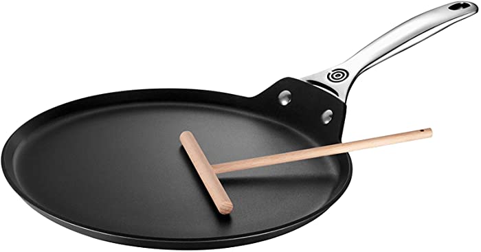 Le Creuset Toughened Nonstick PRO Crepe Pan with Rateau, 11"