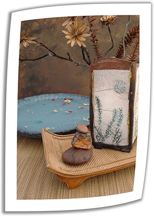 ArtWall Zen Still Life-2 24 by 16-Inch Unwrapped Canvas Art by Elena Ray with 2-Inch Accent Border