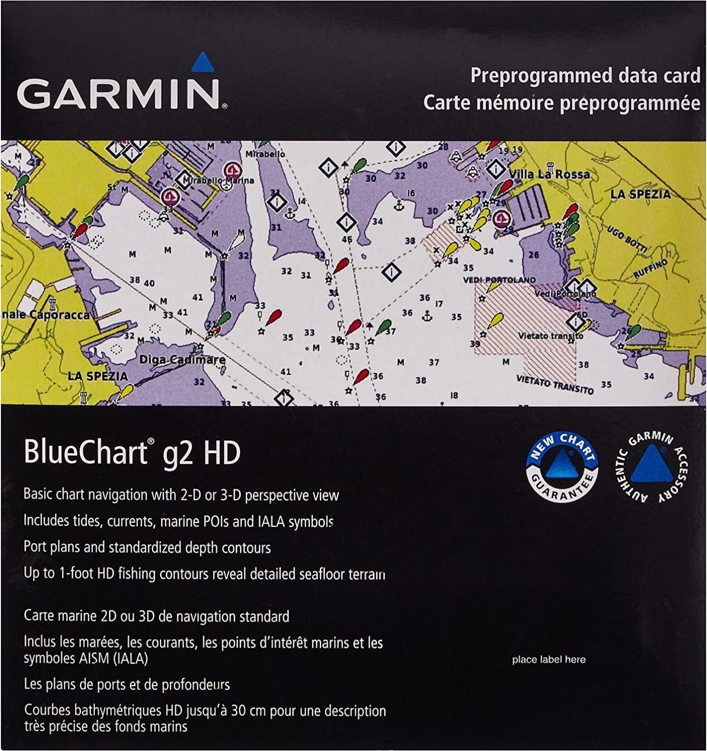 Garmin BlueChart g2 Southeast Caribbean Saltwater Map microSD Card