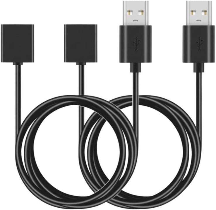 Magnetic USB Smart Charger Cable,Fast Charging Cable with 2.6 Feet (2 Pack)