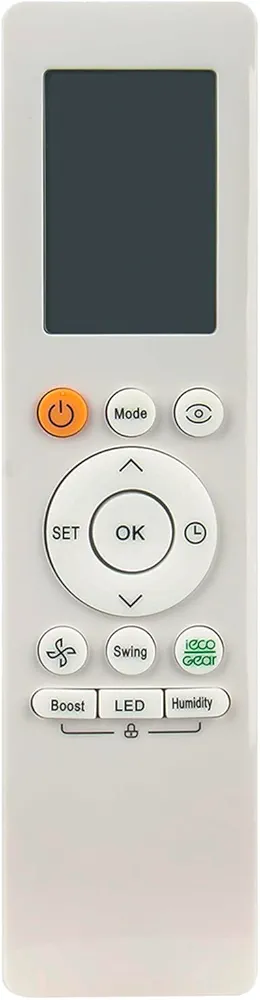 RG10L1 C2HS BGEF New Replacement Remote Control fit for Midea Room Windows Air Conditioner RG10L1(2HS)/BGEF RG10L(2HS)/BGEFU1 RG10