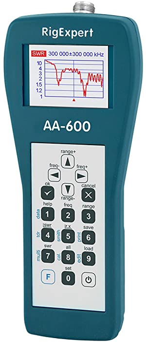 RigExpert AA-600 HF/VHF Antenna Analyzer (0.1-600MHz)