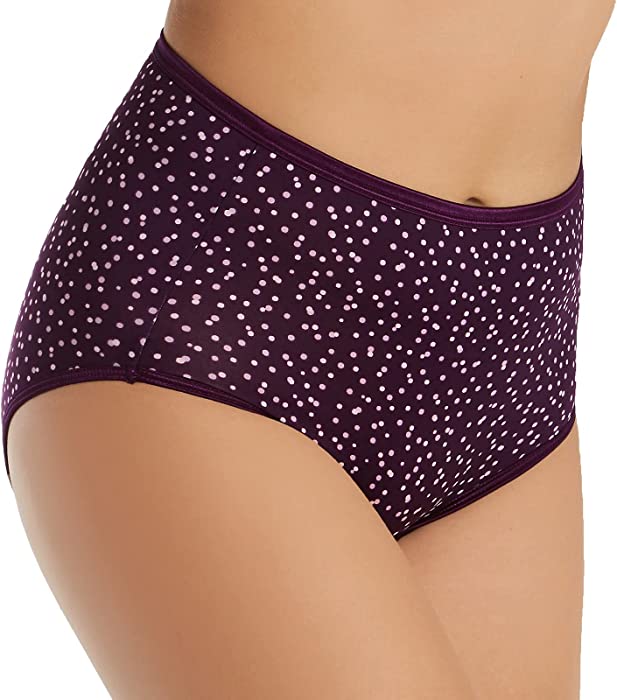 Vanity Fair Women's Illumination Brief Panty 13109 7 Desire Dot Print