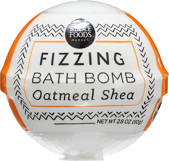 Whole Foods Market, Fizzing Bath Bomb, Oatmeal Shea, 2.3 oz