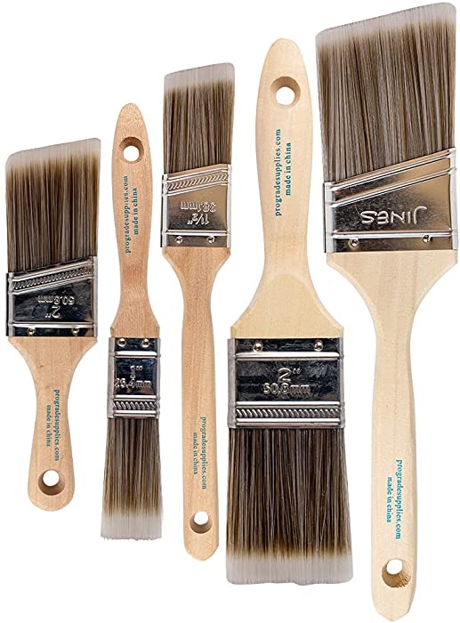 Pro Grade - Paint Brushes - 5 Ea - Paint Brush Set