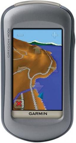 Garmin Oregon 400T 3-Inch Touchscreen Handheld GPS Unit with Preloaded Topographic Maps