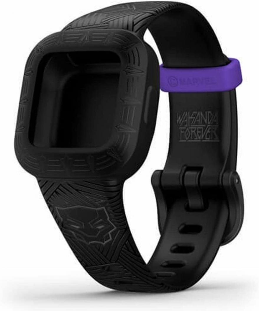 Garmin Vivofit Jr 3 Accessory Band, Marvel Black Panther, (010-12666-40)