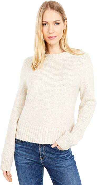 J.Crew Saddle Sleeve Crew Neck Sweater