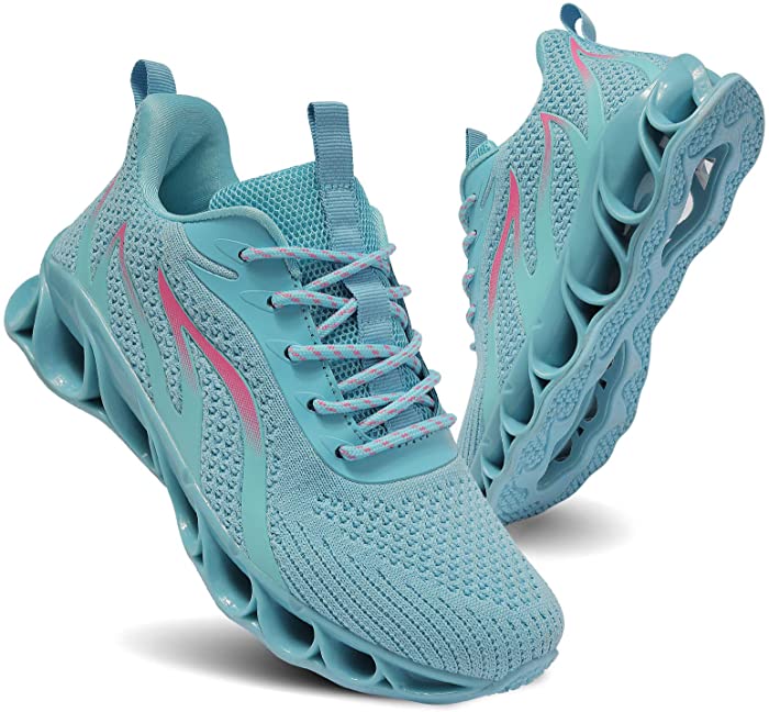 TIAMOU Running Shoes Women Walking Athletic Tennis Non Slip Blade Type Sneakers