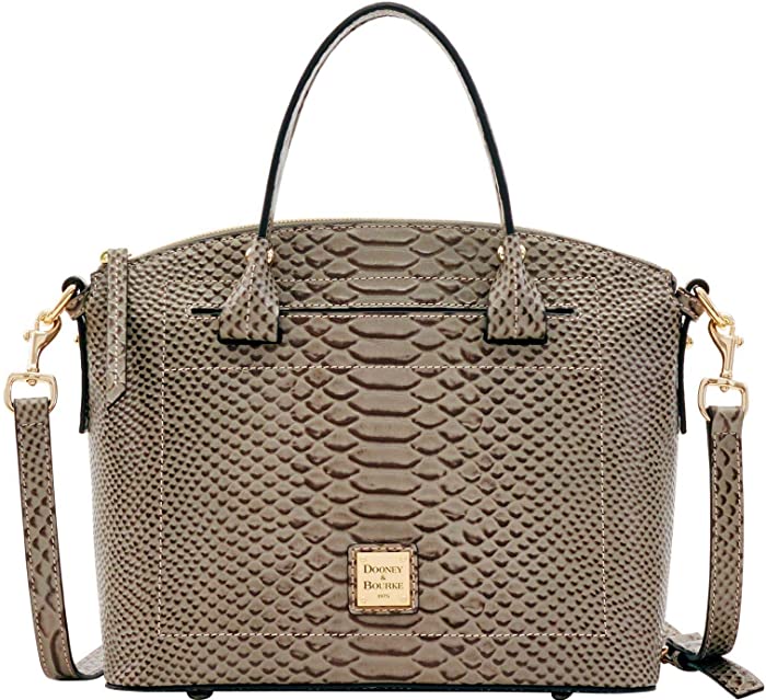 Dooney & Bourke Domed Satchel in Stone