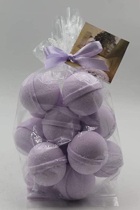 SpaPure LAVENDER CHAMOMILE Bath Bomb - 14 Bath Fizzies with Shea Butter, Ultra Moisturizing (12 Oz) ...Great for Dry Skin (Lavender Chamomile FBA)