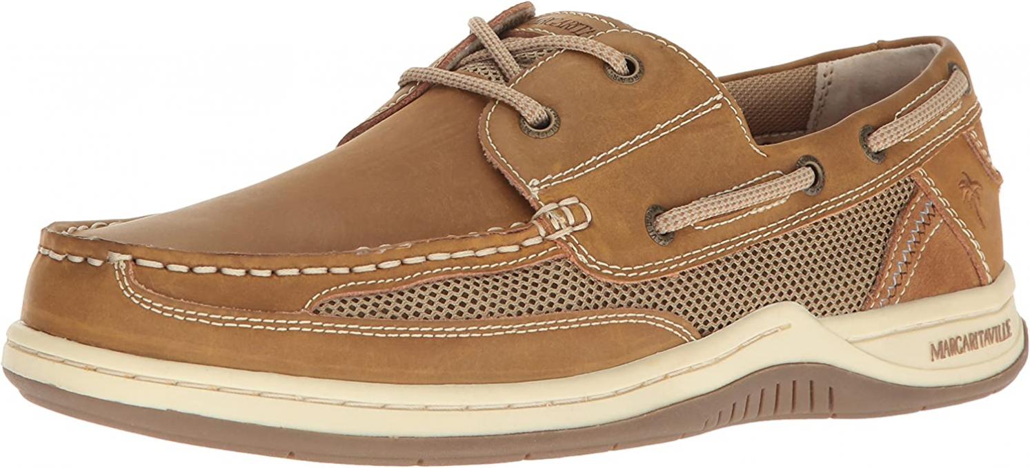 Margaritaville Men's Anchor Lace Boat Shoe