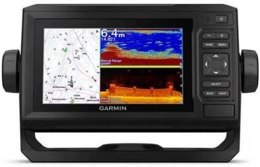 Garmin ECHOMAP UHD 62Cv, 6" Keyed Chartplotter with Worldwide Basemap and GT24UHD-TM Transducer