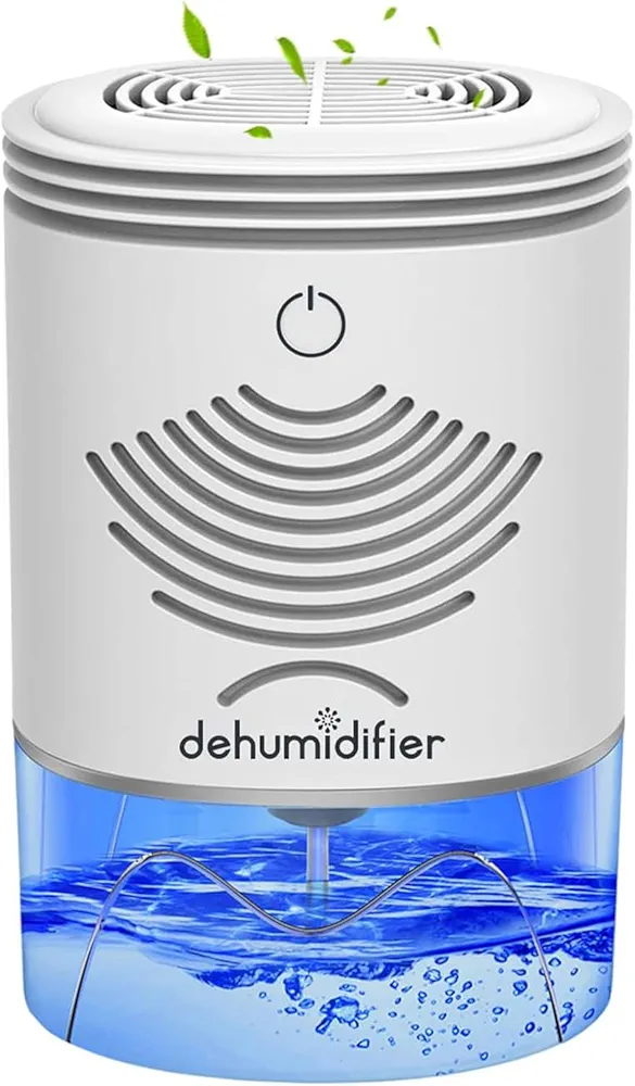 Dehumidifiers for Home 34 OZ Small Dehumidifiers for Room with Auto Shut Off, Mini Dehumidifiers for Bedroom Bathroom Closet Desktop Office RV