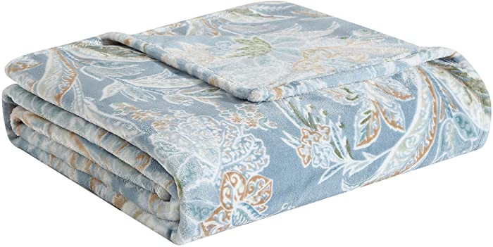 Tommy Bahama | Ultra Plush Collection | Blanket-Super Soft & Cozy Fleece, Reversible, Anti-Pill & Medium Weight, Oeko-Tex Certified, Throw, Tiki Bay