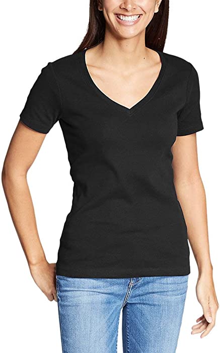 Eddie Bauer Women's Stine's Short-Sleeve V-Neck T-Shirt