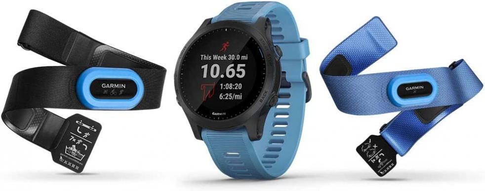 Garmin Forerunner 945 Bundle, Premium GPS Running/Triathlon Smartwatch with Music, Blue