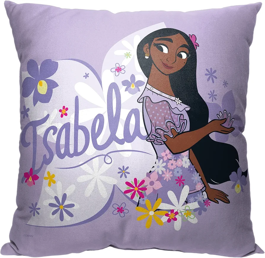 Northwest Disney's Encanto Pillow, 18" x 18", Perfect Isabella