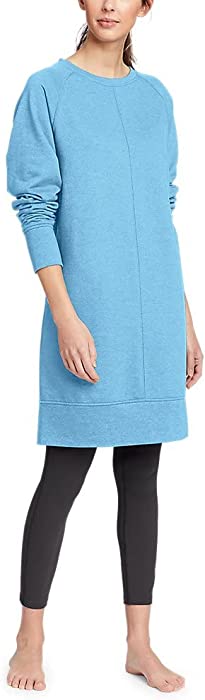 Eddie Bauer Women's Camp Fleece Long-Sleeve Crew Dress