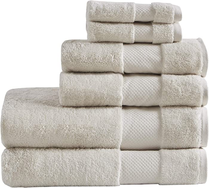 6 Piece Bath Towel Set See Below/Natural