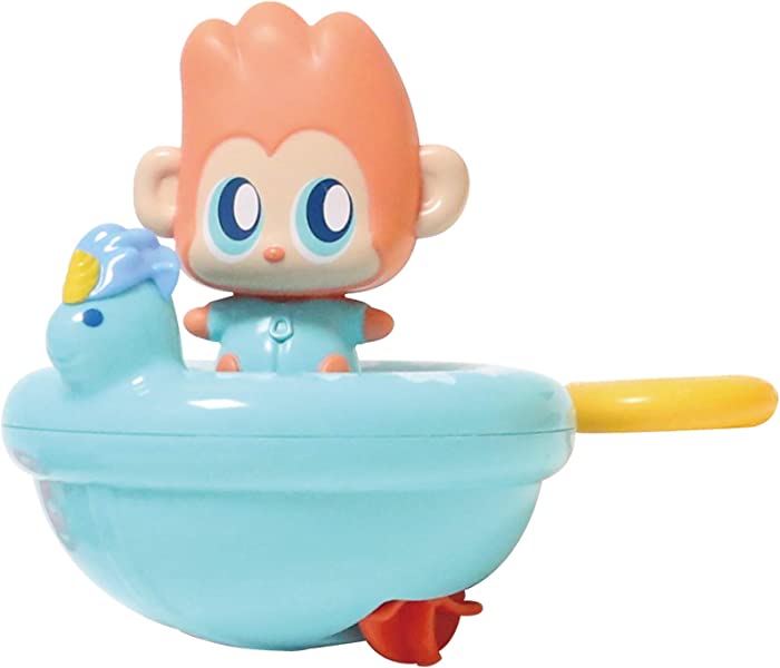 Kim Player Baby Bath Toys, Wind-Up Bath Toys for Baby Age 1, 2, 3, Best Gift for Toddlers Kids, Monkey