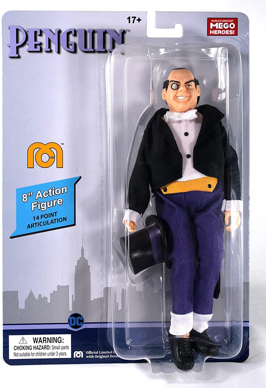 Mego DC Comics Penguin 8" Action Figure Multicolor