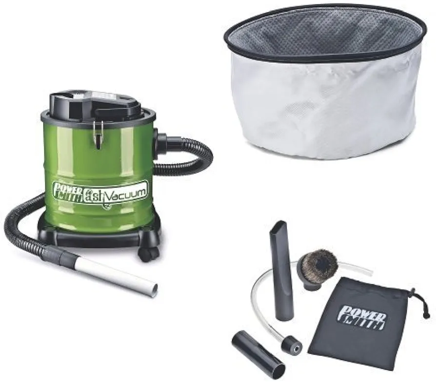 PowerSmith PAVC101 10 Amp Ash Vacuum with Filter and Cleaning Kit