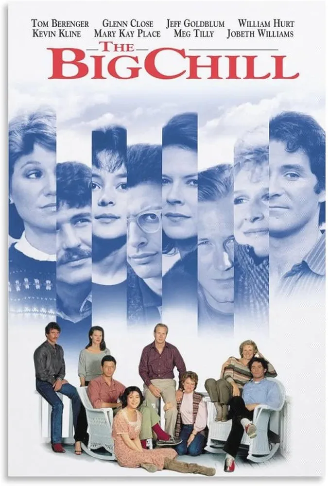 The Big Chill 1983 Movie Posters (1) Wall Art Paintings Canvas Wall Decor Home Decor Living Room Decor Aesthetic 24x36inch(60x90cm) Unframe-Style