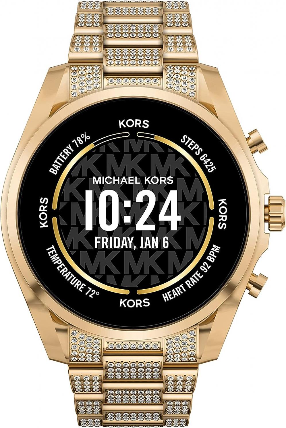 Michael Kors Men's & Women's Gen 6 44mm Touchscreen Smart Watch with Alexa Built-In, Fitness Tracker, Sleep Tracker, Heart Rate Monitor, GPS, Music Control, Smartphone Notifications