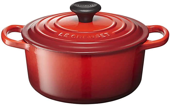 Le Creuset Enameled Cast Iron Signature Round Dutch Oven, 2 qt., Cerise