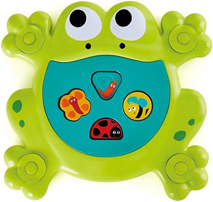 Hape E0209 Feed Me Bath Frog Toy, Multicolor