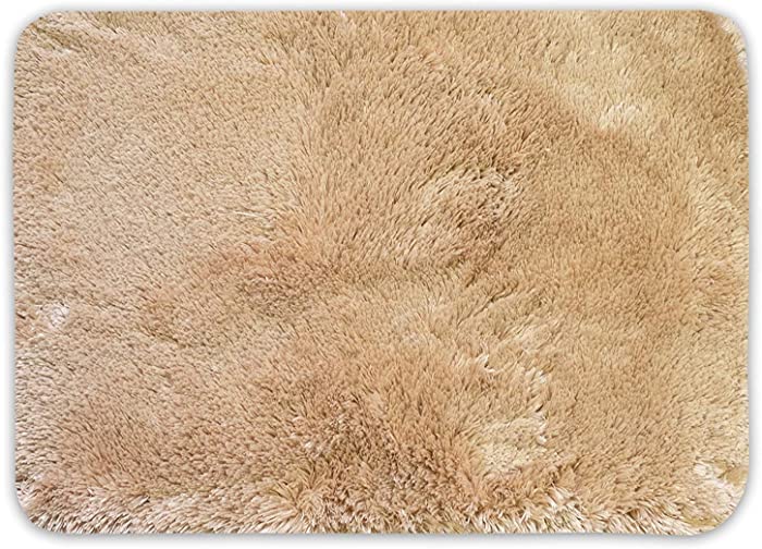 Popular Bath 846775, Floor, Super, Soft Rug, Bath mat, 17 x 24, Gold