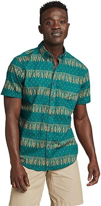 Eddie Bauer Men's Baja Short-Sleeve Shirt - Print