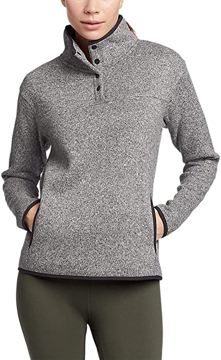 Eddie Bauer Women's Radiator Fleece 2.0 Snap Mock