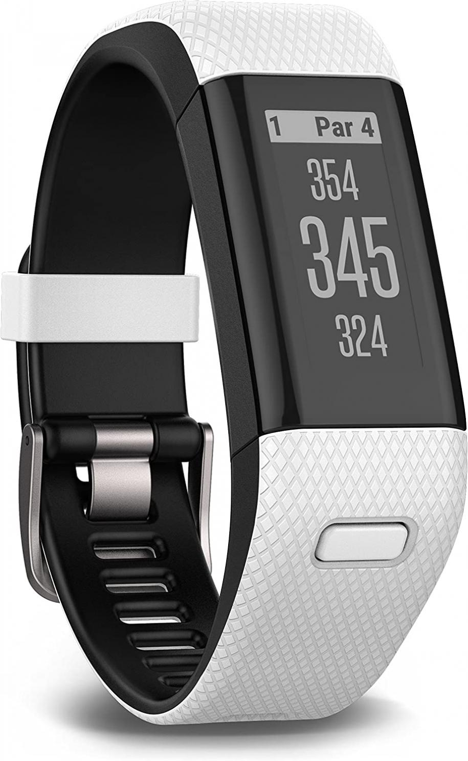 Garmin Approach X40, GPS Golf Band and Activity Tracker with Heart Rate Monitoring, White