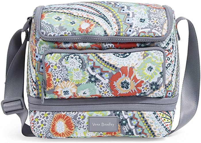 Vera Bradley Women's Recycled Lighten Up ReActive Expandable Cooler Lunch Bag