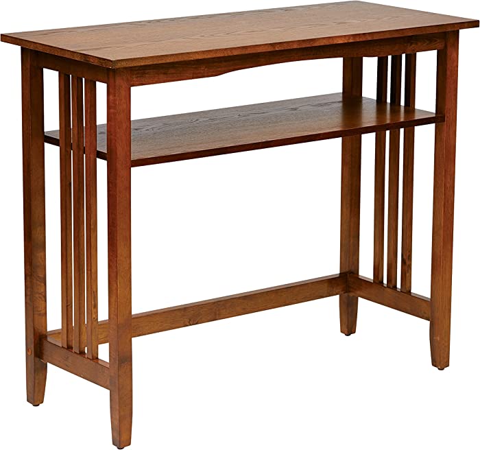 OSP Home Furnishings Sierra Solid Wood Foyer Table, Ash Finish