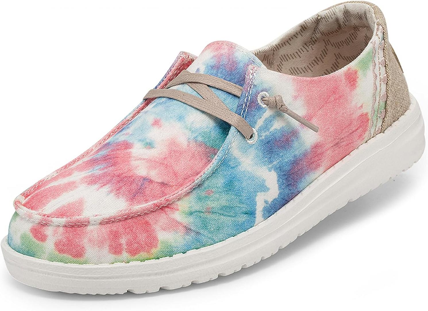 Hey Dude Wendy Boho Slip-On Casual Shoes Mandala Tie-Dye 5 M