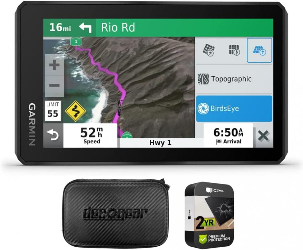 Garmin 010-02296-00 Zumo XT 5.5 inch Bluetooth Hands-Free Motorcycle Navigator GPS Bundle with Deco Gear Hard EVA Case with Zipper for Tablets and GPS 6 Inch and 2 YR CPS Enhanced Protection Pack