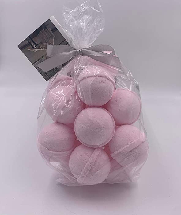 Spa Pure AMAZING GRACE TYPE - 14 Bath Bomb Fizzies with Shea, Mango and Cocoa Butter, Ultra Moisturizing (12 Oz) ...Great for Dry Skin (Amazing Grace type FBA)