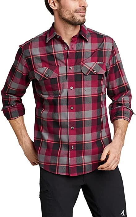 Eddie Bauer Men's Excavation Flannel Shirt - Pattern