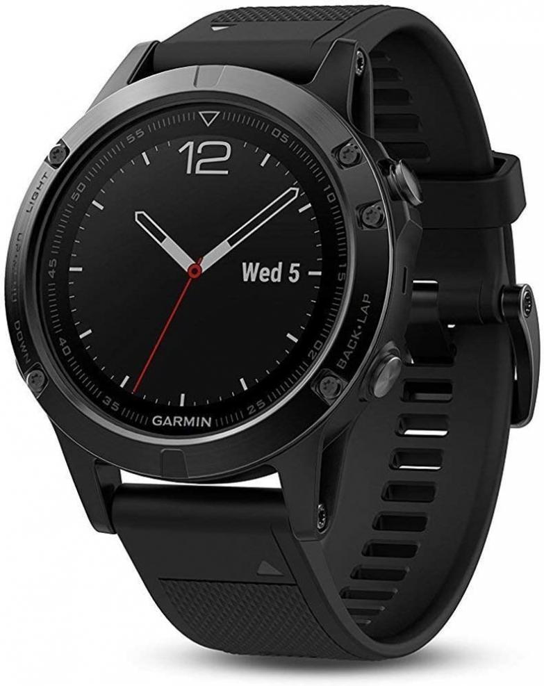 Garmin Fenix 5 Sapphire - Black with Black Band